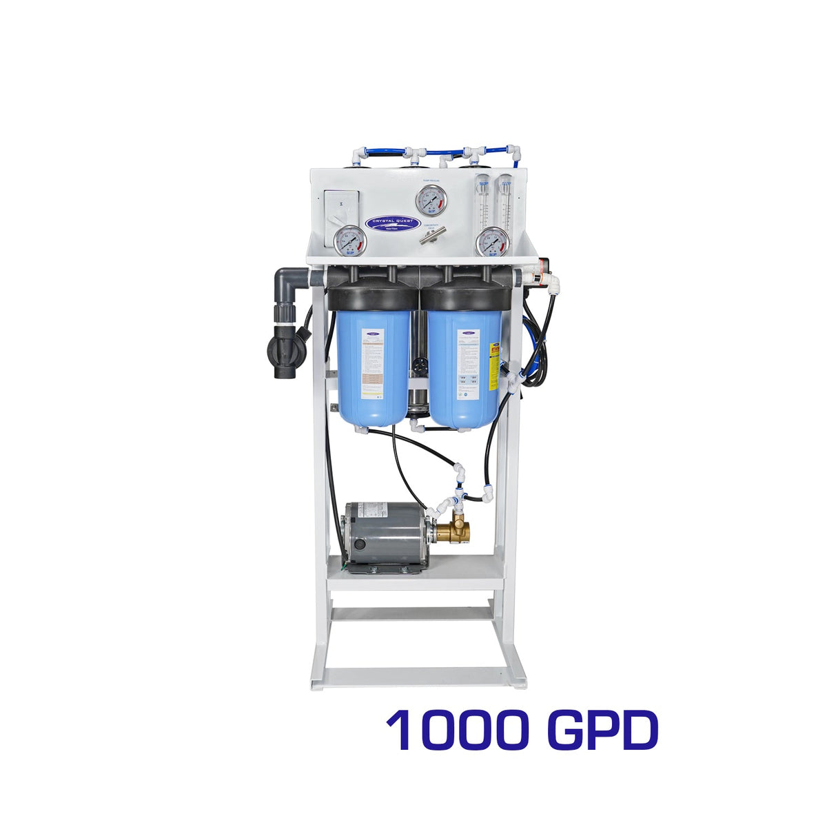 Crystal Quest whole house reverse osmosis system 1000 GPD, standalone