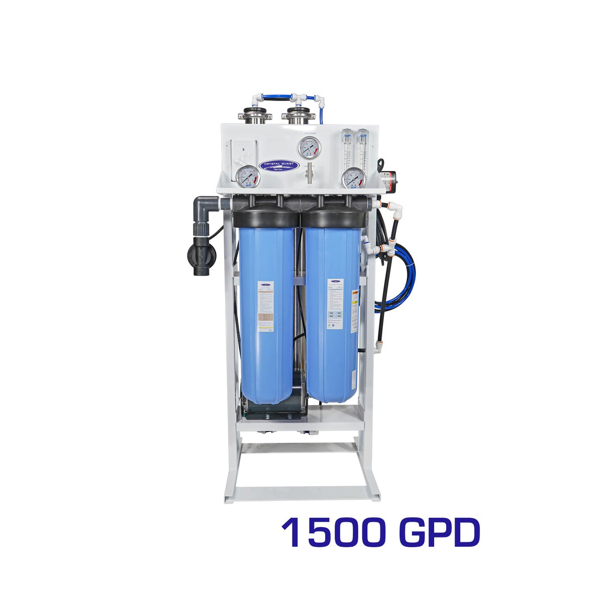 Crystal Quest whole house reverse osmosis system 1500 GPD, standalone