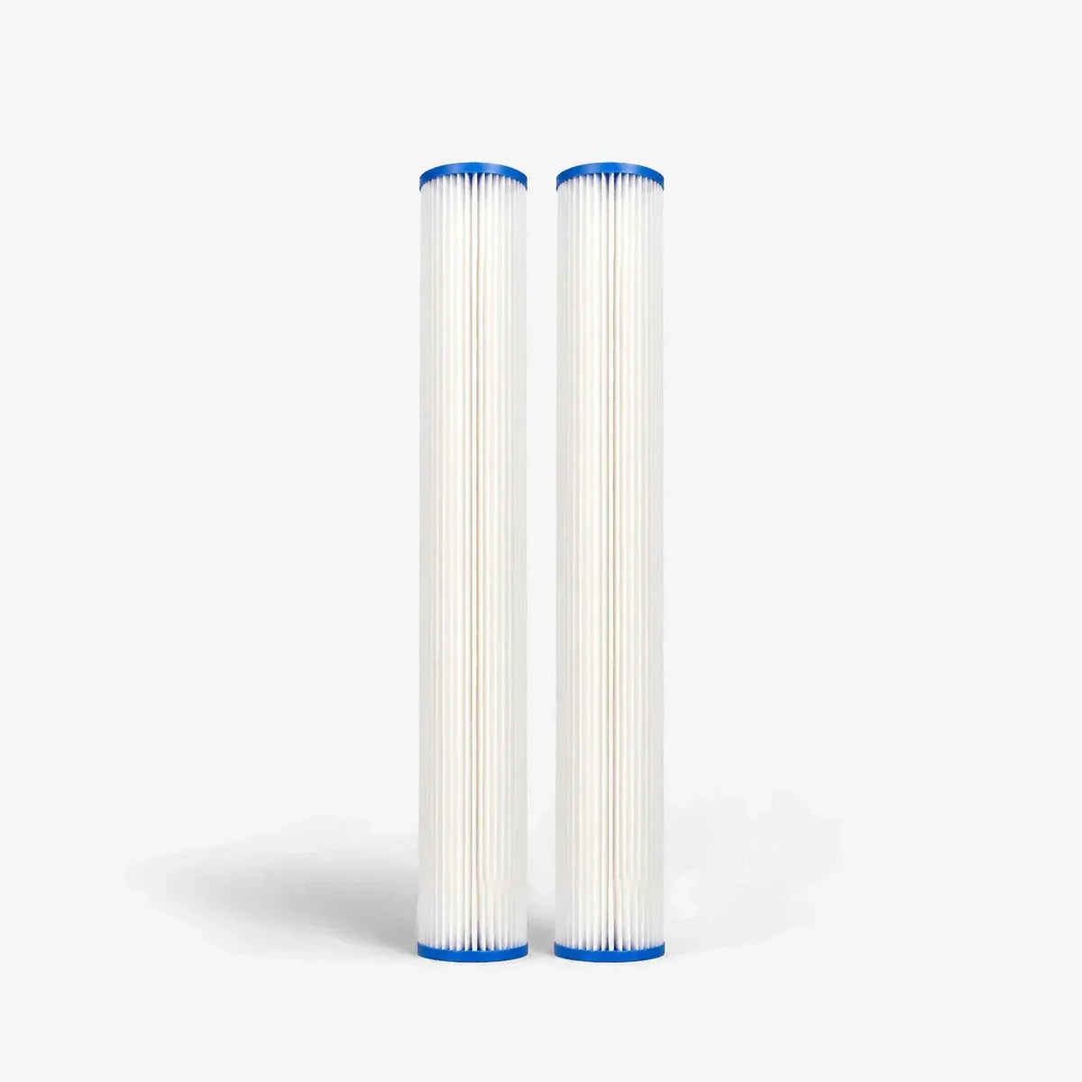 Pleated sediment filter cartridge 2-7/8 x 20 inch, pack of 2