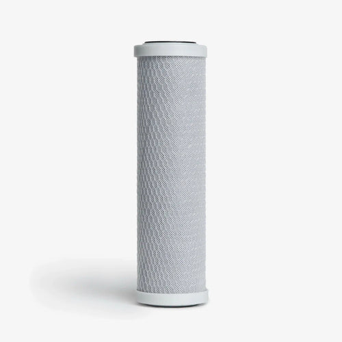 Crystal Quest 5 micron coconut carbon block filter cartridge, 2-7/8 x 9-3/4 inch