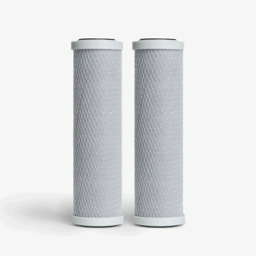 Coconut carbon block filter cartridge 2-7/8 x 9-3/4 inch, pack of 2