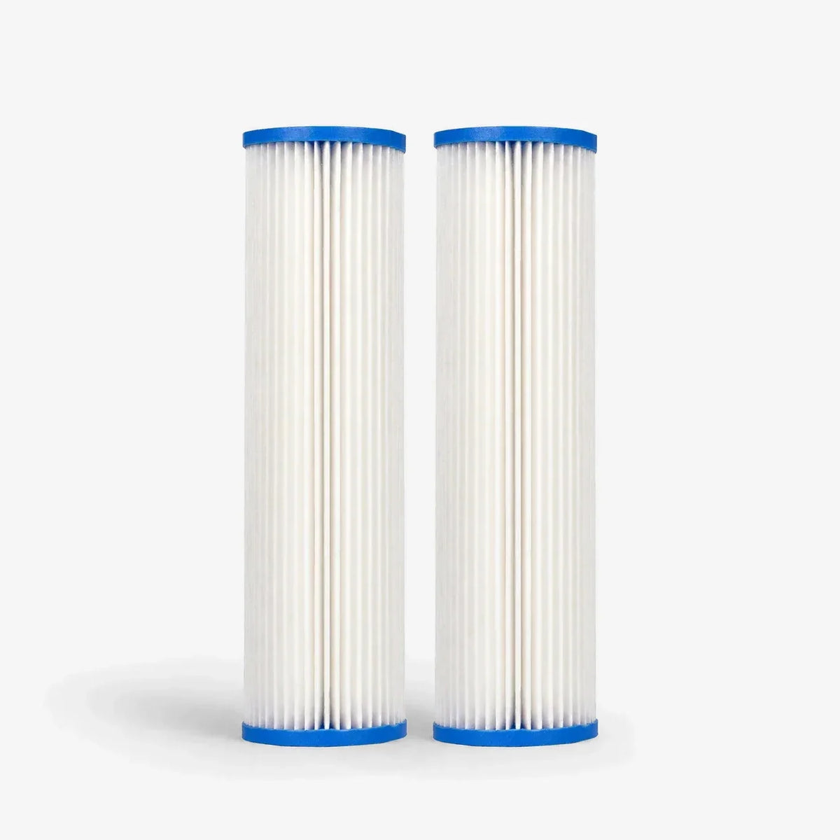 Pleated sediment filter cartridge 2-7/8 x 9-3/4 inch, pack of 2