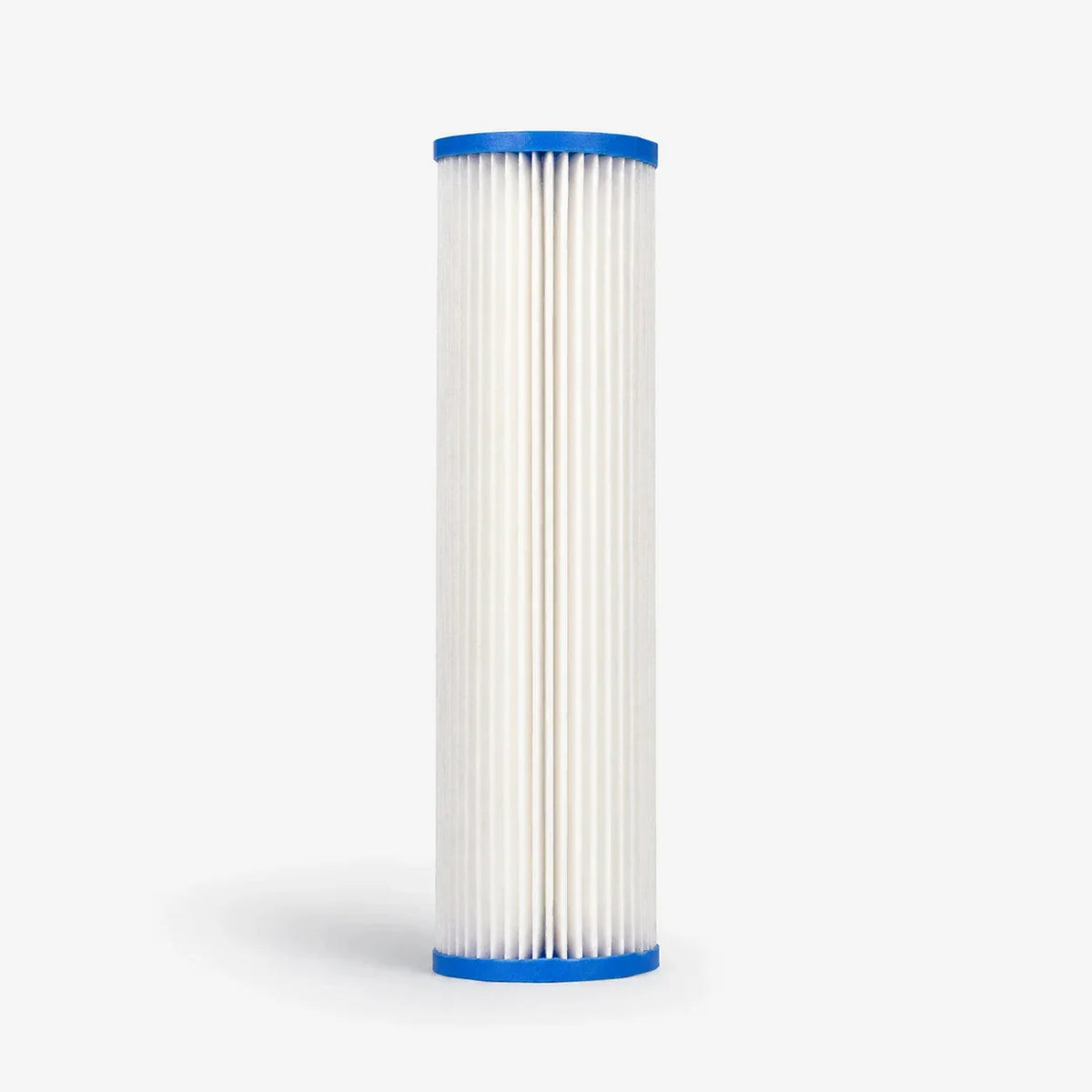 Pleated sediment filter cartridge 2-7/8 x 9-3/4 inch, single cartridge