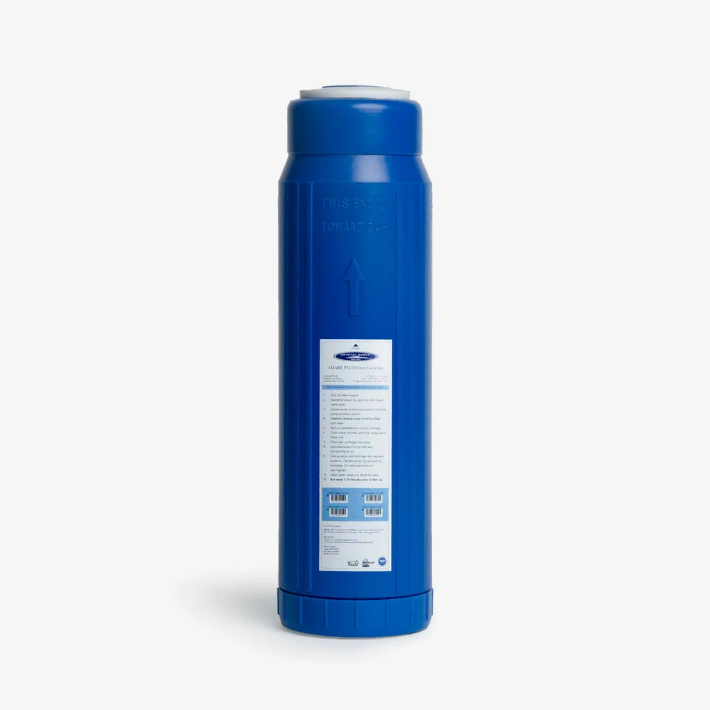 Crystal Quest SMART multi-media water filter cartridge, SMART Plus, 2-7/8" x 9-3/4"