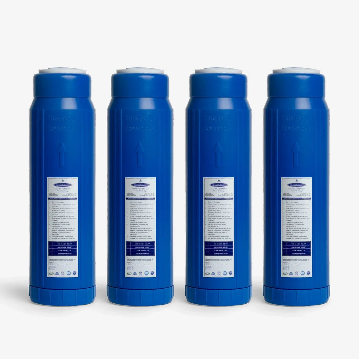 SMART Ultimate filter cartridge, 2-7/8" x 9-3/4", pack of 4