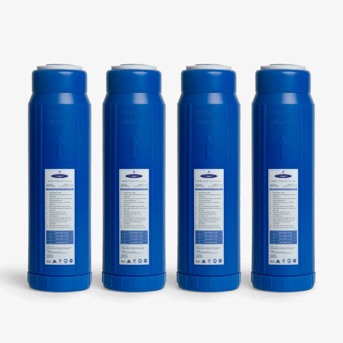 SMART Ultra filter cartridge, 2-7/8" x 9-3/4", pack of 4