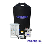 Crystal Quest whole house reverse osmosis system 200 GPD with 165 gallon storage tank kit