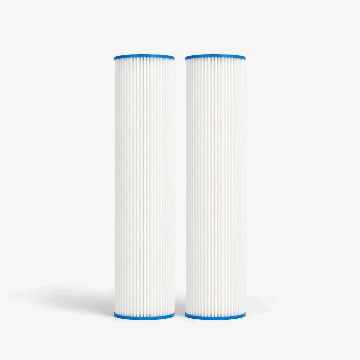 Pleated sediment filter cartridge 4-5/8 x 20 inch, pack of 2