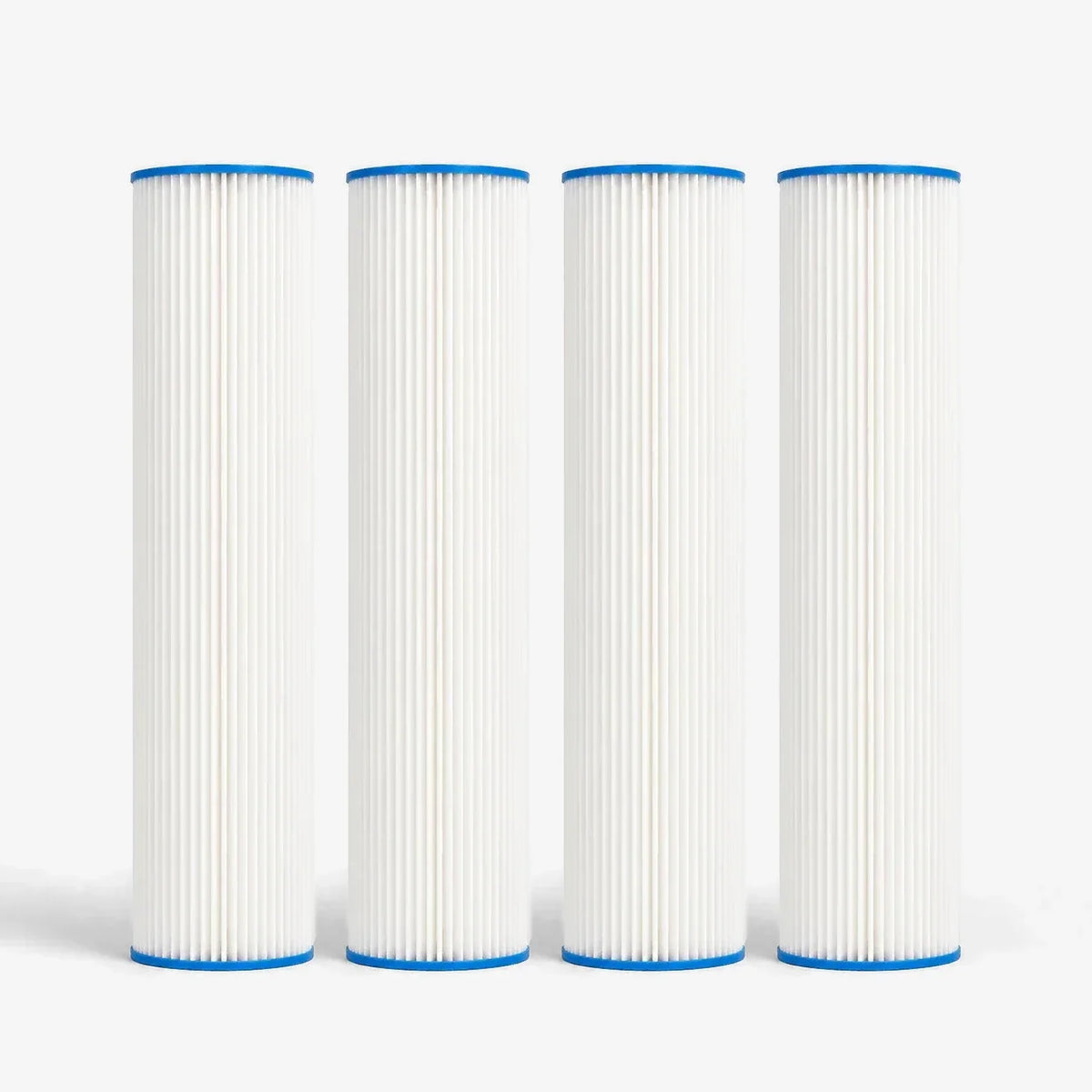 Pleated sediment filter cartridge 4-5/8 x 20 inch, pack of 4