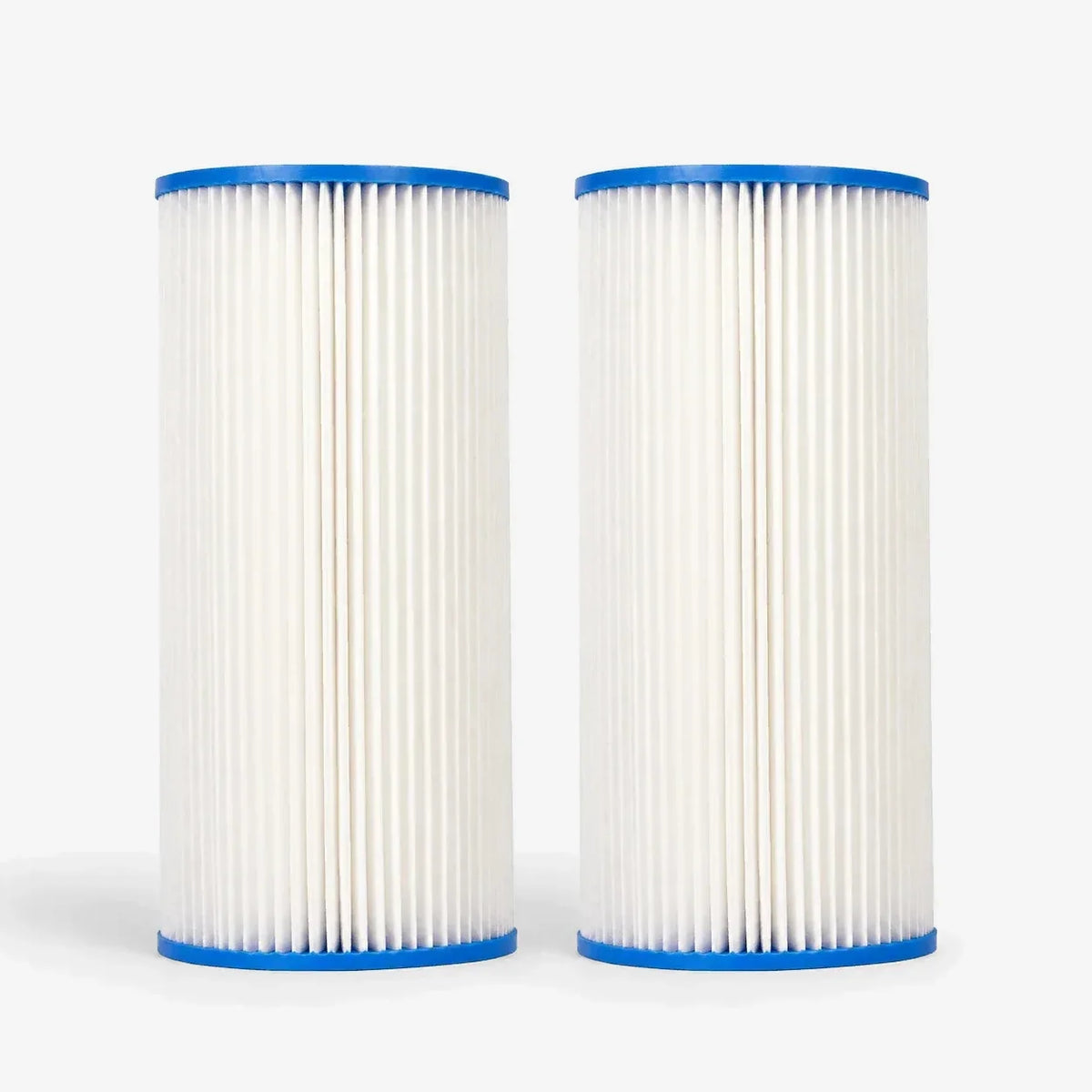 Pleated sediment filter cartridge 4-5/8 x 9-3/4 inch, pack of 2