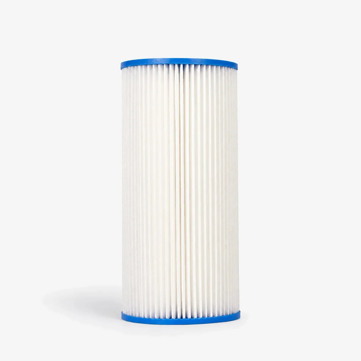 Pleated sediment filter cartridge 4-5/8 x 9-3/4 inch, single cartridge