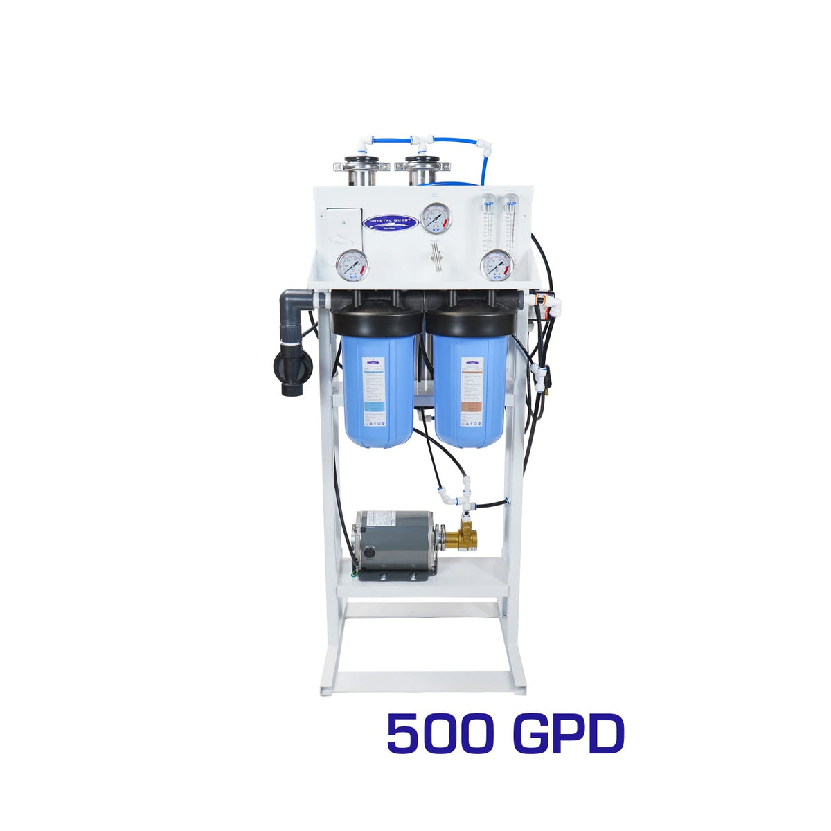 Crystal Quest whole house reverse osmosis system 500 GPD, standalone