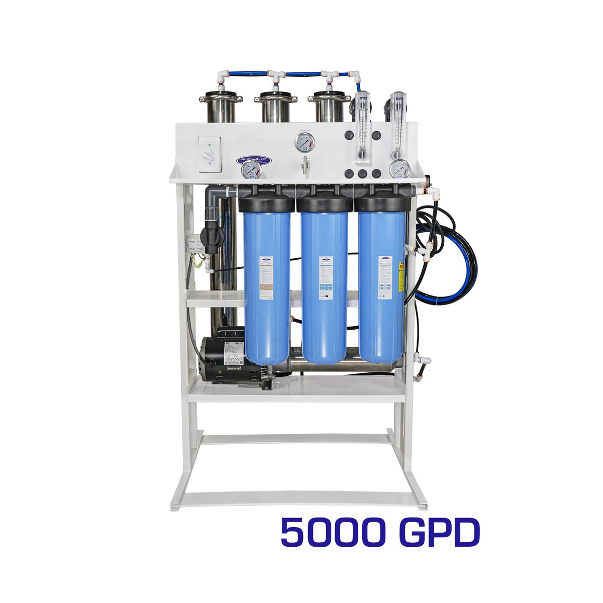 Crystal Quest whole house reverse osmosis system 5000 GPD, standalone