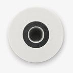 Top view of the 4-5/8 inch carbon block cartridge end cap