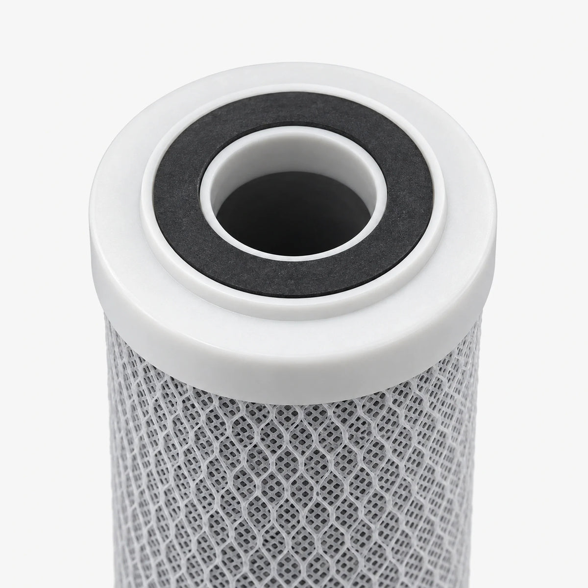 Carbon block cartridge 2-7/8 x 9-3/4 inch with diameter and height dimensions