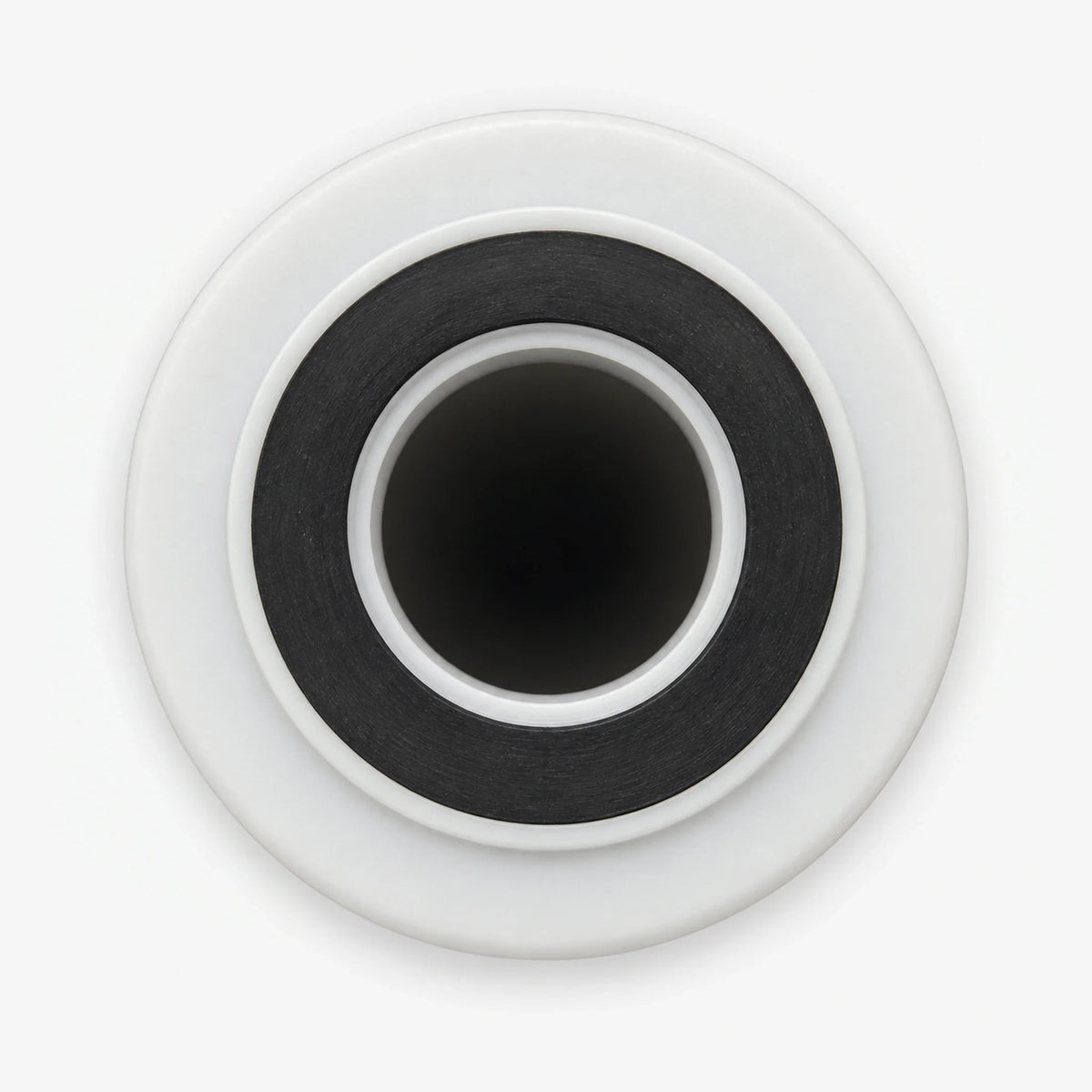 Top view of the 2-7/8 inch carbon block cartridge end cap