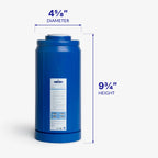 SMART filter cartridge 4-5/8" x 9-3/4" with dimensions